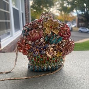 Bouquet crystal bag